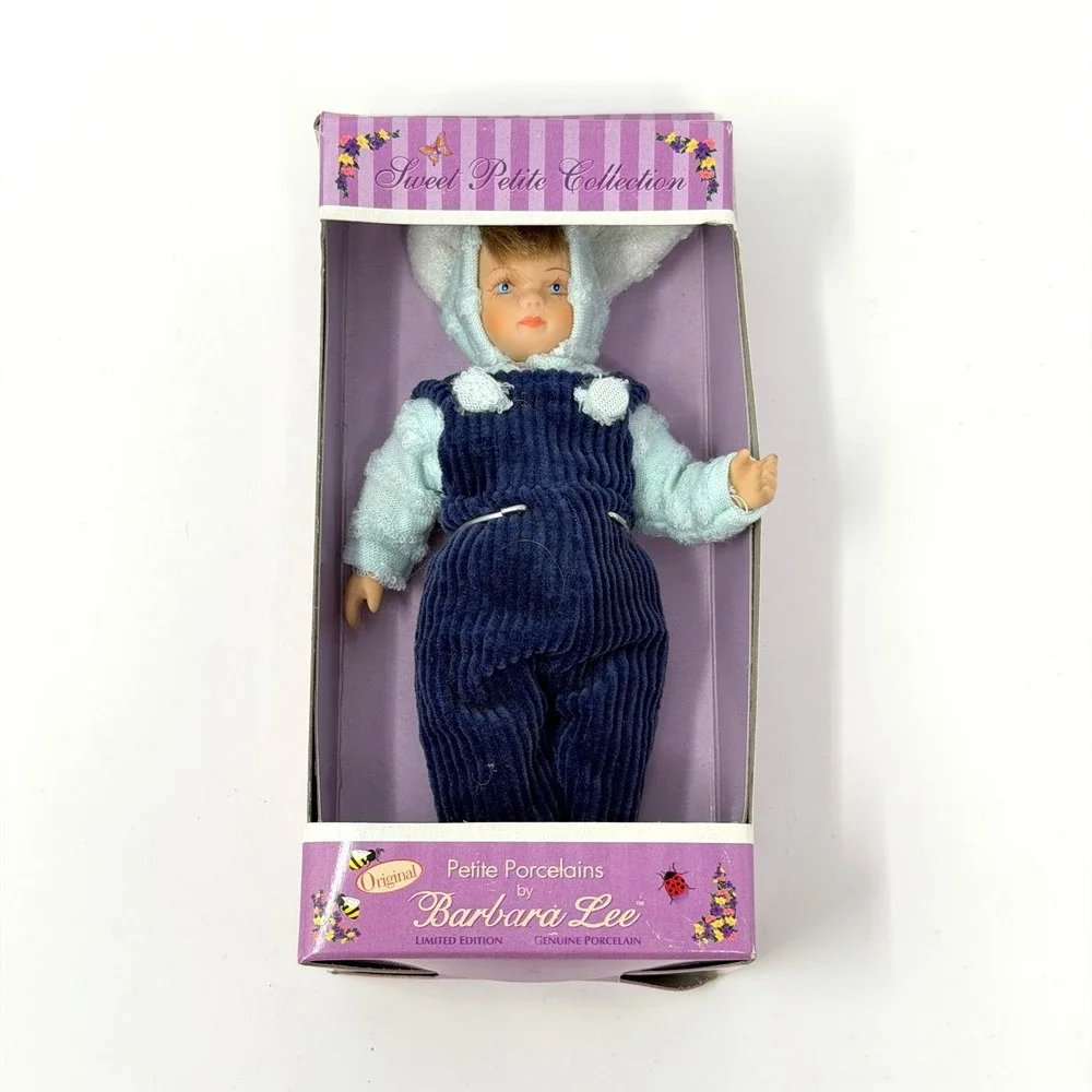 Barbara Lee Sweet Petite Collection Porcelain Dolls Lot 7 Boxed Vintage Ltd Ed